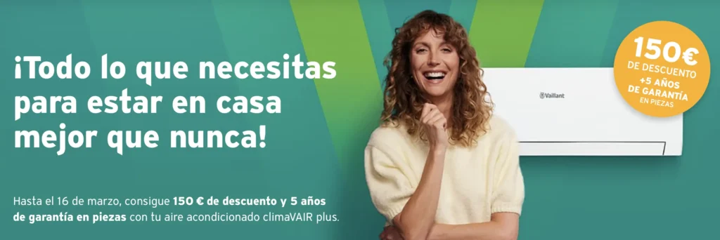 Oferta de Aire Acondicionado Vaillant - oferta aire acondicionado enero marzo 2026 Oferta de Aire Acondicionado Vaillant